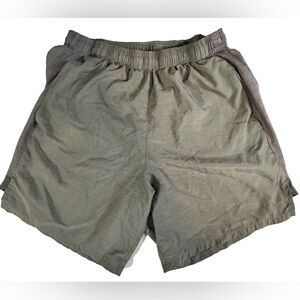 Nike‎ Dri-Fit Gray Workout Running Short with Inner Panty Women Size Small